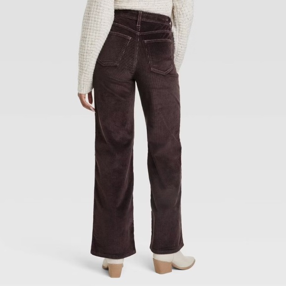 NWT Universal Thread Women's High-Rise Wide Leg Jeans Corduroy Pants sz 10 - Picture 2 of 6